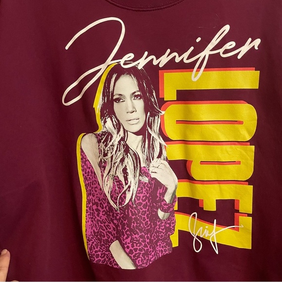 Old Navy Jennifer Lopez Cropped Sweat Shirt-Crew Neck-Dropped Sleeves-Size 4X - Picture 12 of 12